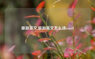 旅游英文,旅游英文怎么读travel