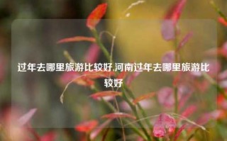 过年去哪里旅游比较好,河南过年去哪里旅游比较好