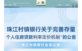 区域性银行“大部队”来了！城农商行、村镇银行批量跟进存量房贷利率定价机制调整