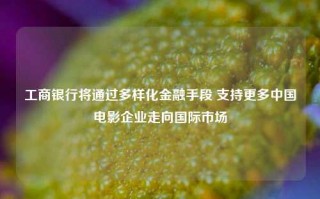 工商银行将通过多样化金融手段 支持更多中国电影企业走向国际市场