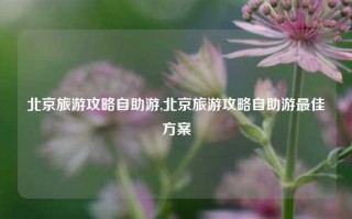 北京旅游攻略自助游,北京旅游攻略自助游最佳方案