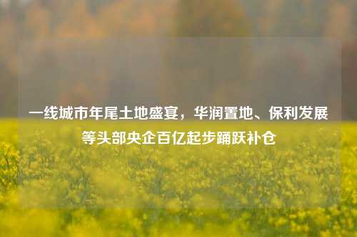 一线城市年尾土地盛宴，华润置地、保利发展等头部央企百亿起步踊跃补仓