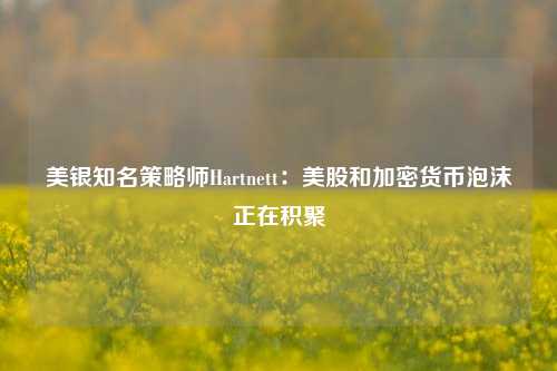 美银知名策略师Hartnett：美股和加密货币泡沫正在积聚